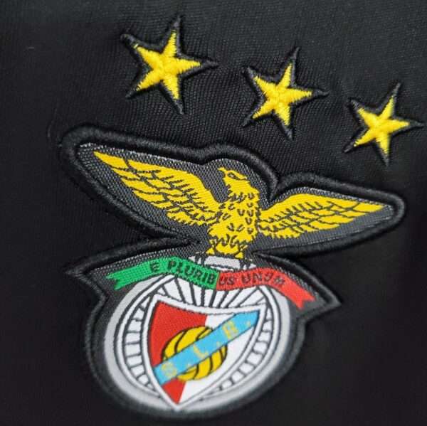 Zoom sur le logo du maillot vintage Benfica Extérieur 2009/2010