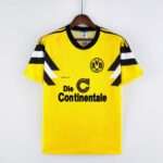 Vue avant du maillot vintage Borussia Dortmund "Coupe d'Allemagne" 1988/1989