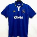Vue avant du maillot vintage Chelsea Domicile 1995/1997