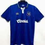 Vue avant du maillot vintage Chelsea Domicile 1995/1997