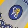 Zoom sur les logos du maillot vintage Chelsea Extérieur 1996/1998