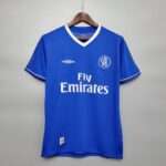 Vue avant du maillot vintage Chelsea Domicile 2003/2005