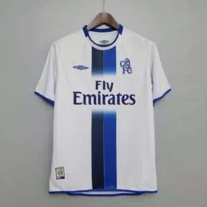 Vue avant du maillot vintage Chelsea Extérieur 2003/2005