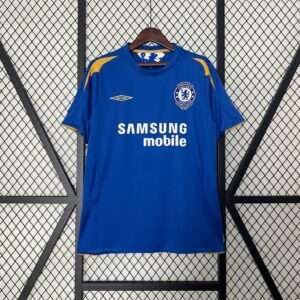 Vue avant du maillot vintage Chelsea Domicile "Centenaire" 2005/2006