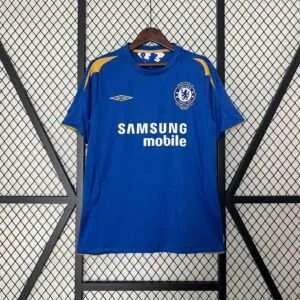Vue avant du maillot vintage Chelsea Domicile "Centenaire" 2005/2006