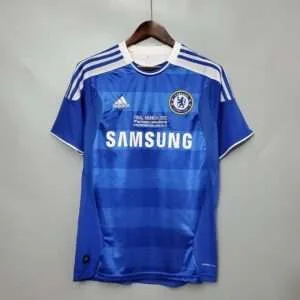 Vue avant du maillot vintage Chelsea Finale Ligue des Champions 2012