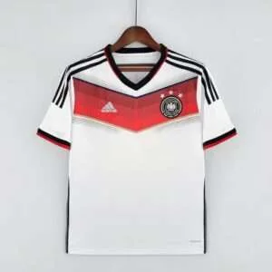Vue avant du maillot vintage Allemagne Domicile Coupe du Monde 2014