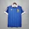 Vue avant du maillot vintage France Domicile Coupe du Monde 1982