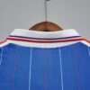 Zoom sur le col du maillot vintage France Domicile Coupe du Monde 1982