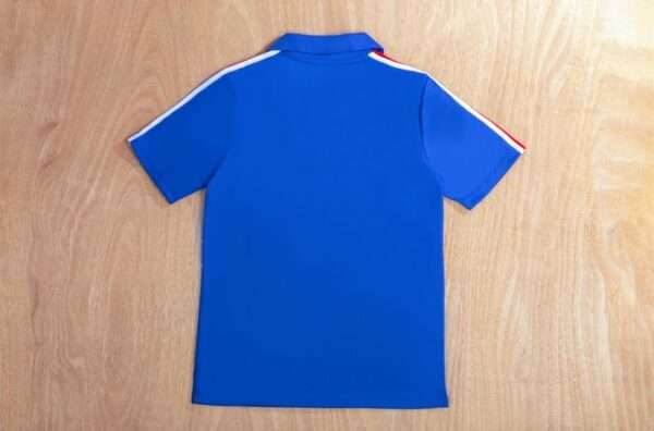 Vue arrière du maillot vintage France Domicile Euro 1984