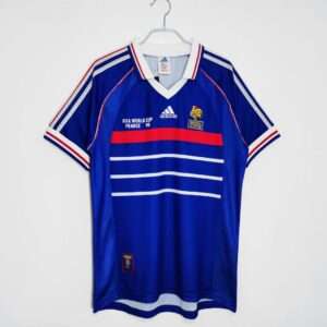 Vue avant du maillot vintage France Finale Coupe du Monde 1998