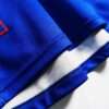 Zoom sur les coutures et logo du maillot vintage France Finale Coupe du Monde 1998