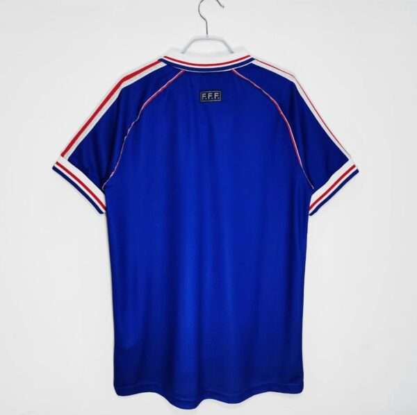Vue arrière du maillot vintage France Finale Coupe du Monde 1998