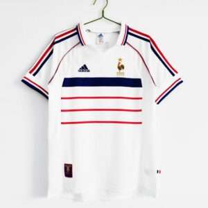 Vue avant du maillot vintage France Extérieur Coupe du Monde 1998