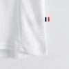 Zoom sur les coutures du maillot vintage France Extérieur Coupe du Monde 1998