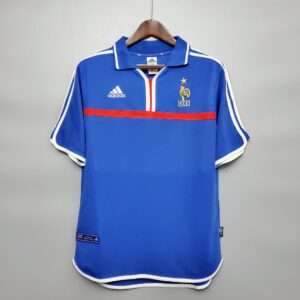 Vue avant du maillot vintage France Domicile Euro 2000
