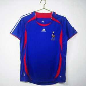 Vue avant du maillot vintage France Domicile Coupe du Monde 2006