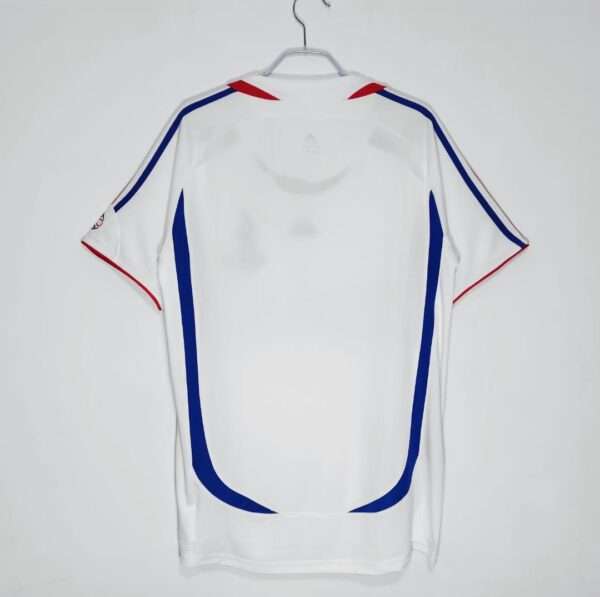 Vue arrière du maillot vintage France Finale Coupe du Monde 2006