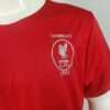 Zoom sur le logo du maillot vintage Liverpool Finale FA Cup 1965
