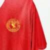 Zoom sur le logo du maillot vintage Liverpool Finale Ligue des Champions 1977