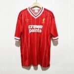Vue avant du maillot vintage Liverpool Domicile 1982/1985