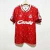Vue avant du maillot vintage Liverpool Domicile 1989/1991