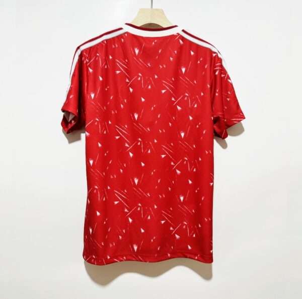 Vue arrière du maillot vintage Liverpool Domicile 1989/1991