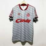 Vue avant du maillot vintage Liverpool Extérieur 1989/1991