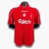 Vue avant du maillot vintage Liverpool Finale Coupe UEFA 2001