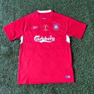 Vue avant du maillot vintage Liverpool Finale Ligue des Champions 2005