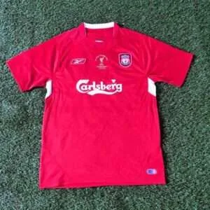 Vue avant du maillot vintage Liverpool Finale Ligue des Champions 2005