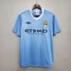 Vue avant du maillot vintage Manchester City Domicile 2011/2012
