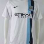Vue avant du maillot vintage Manchester City "Troisième" 2013/2014