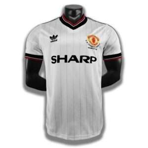Vue avant du maillot vintage Manchester United Finale FA Cup 1983