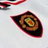 Zoom sur le logo du maillot vintage Manchester United Extérieur 1997/1999