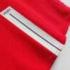 Zoom sur les coutures du maillot vintage Manchester United Finale Ligue des Champions 2008