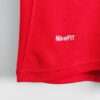 Zoom sur les coutures du maillot vintage Manchester United Finale Ligue des Champions 2008