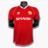 Vue avant du maillot vintage Manchester United Domicile 1988/1990
