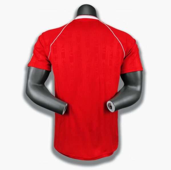 Vue arrière du maillot vintage Manchester United Domicile 1988/1990