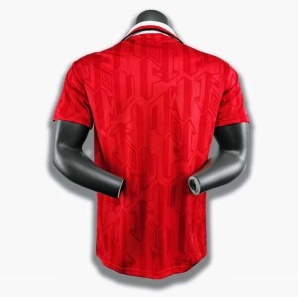 Vue arrière du maillot vintage Manchester United Domicile 1992/1994
