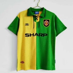 Vue avant du maillot vintage Manchester United "Troisième" 1992/1994