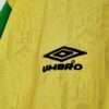 Zoom sur le logo du maillot vintage Manchester United "Troisième" 1992/1994