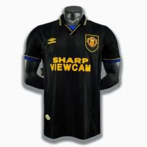 Vue avant du maillot vintage Manchester United Extérieur 1993/1994