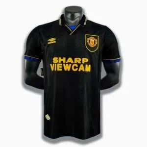Vue avant du maillot vintage Manchester United Extérieur 1993/1994