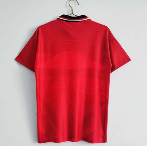 Vue arrière du maillot vintage Manchester United Domicile 1994/1996