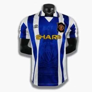 Vue avant du maillot vintage Manchester United "Troisième" 1994/1996
