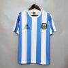 Vue avant du maillot vintage Argentine Domicile Coupe du Monde 1986