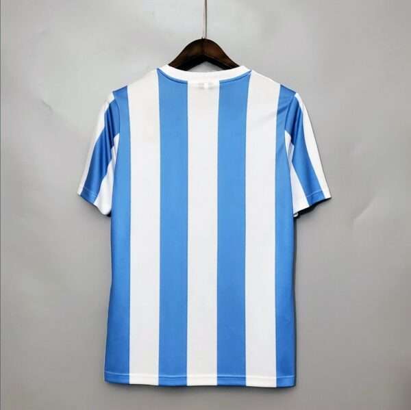 Vue arrière du maillot vintage Argentine Domicile Coupe du Monde 1986