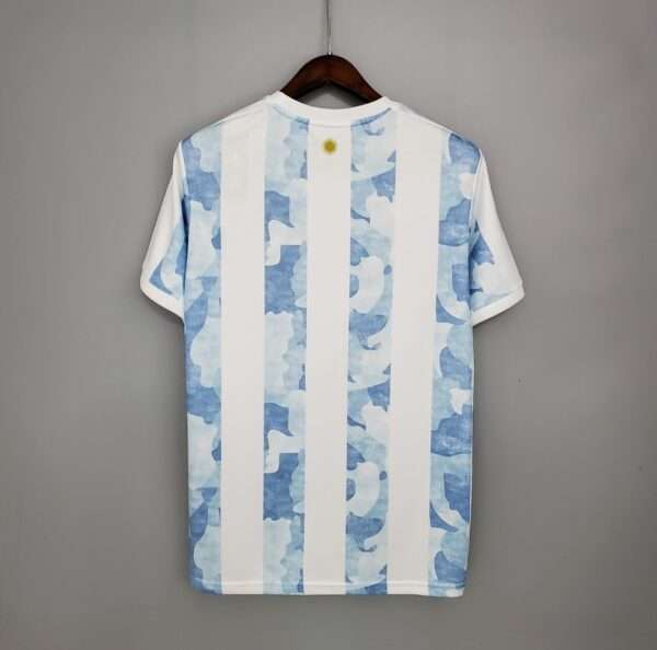 Vue arrière du maillot vintage Argentine Domicile 2020/2022