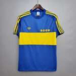 Vue avant du maillot vintage Boca Juniors Domicile 1981/1982